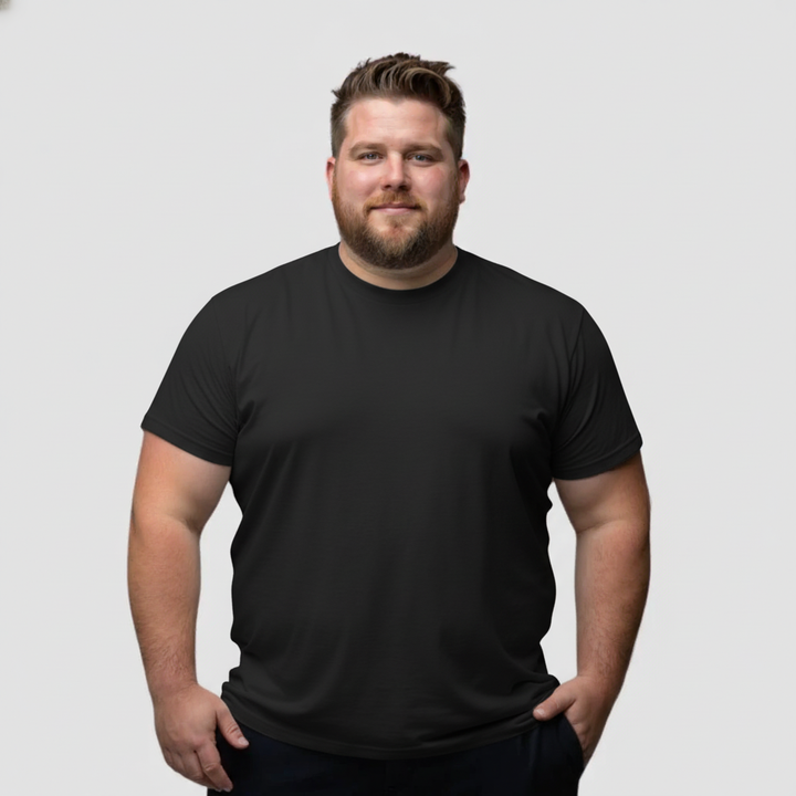 Lefèvre™ – T-shirt Coupe Parfaite Athènes – Noir