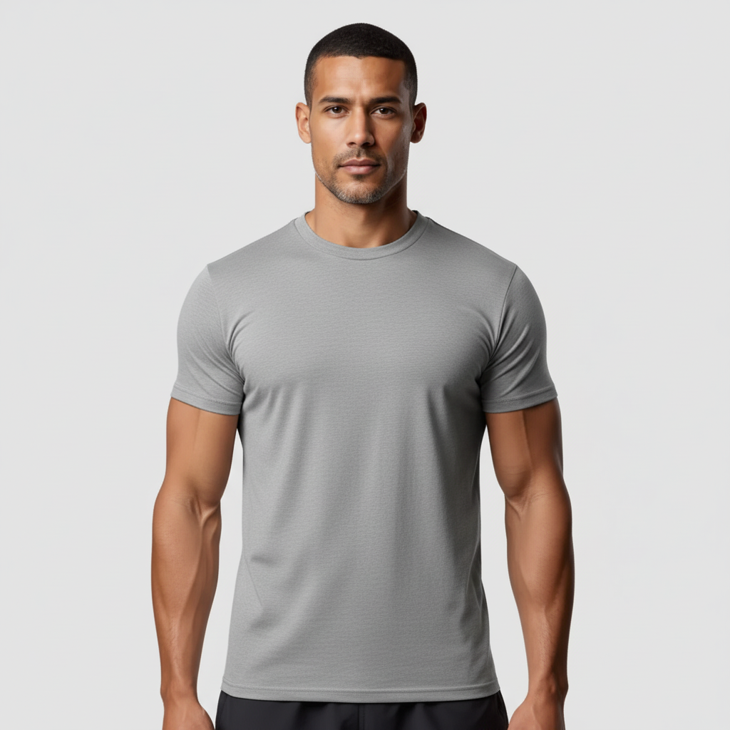 Lefèvre™ – T-shirt Coupe Parfaite Athènes – Gris