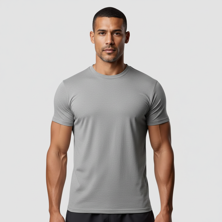 Lefèvre™ – T-shirt Coupe Parfaite Athènes – Gris