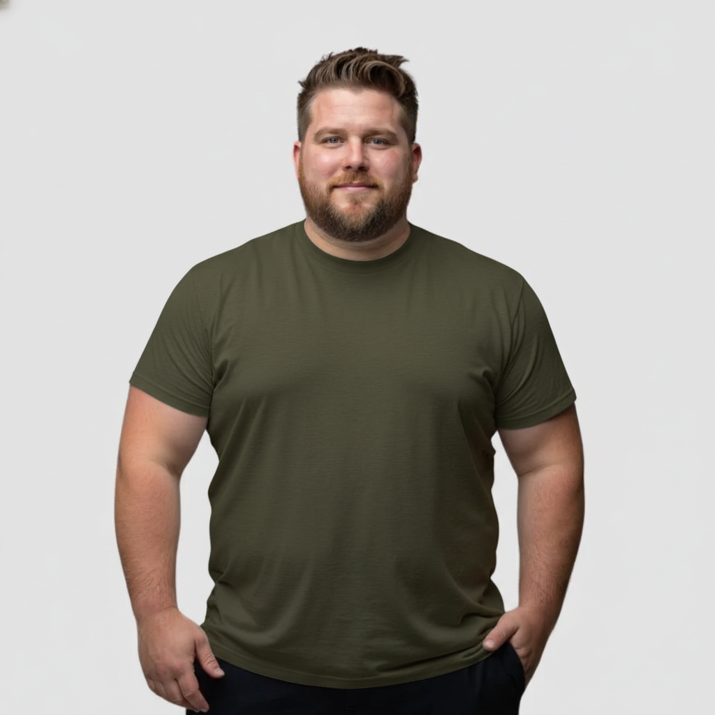 Lefèvre™ – T-shirt Coupe Parfaite Athènes – Kaki