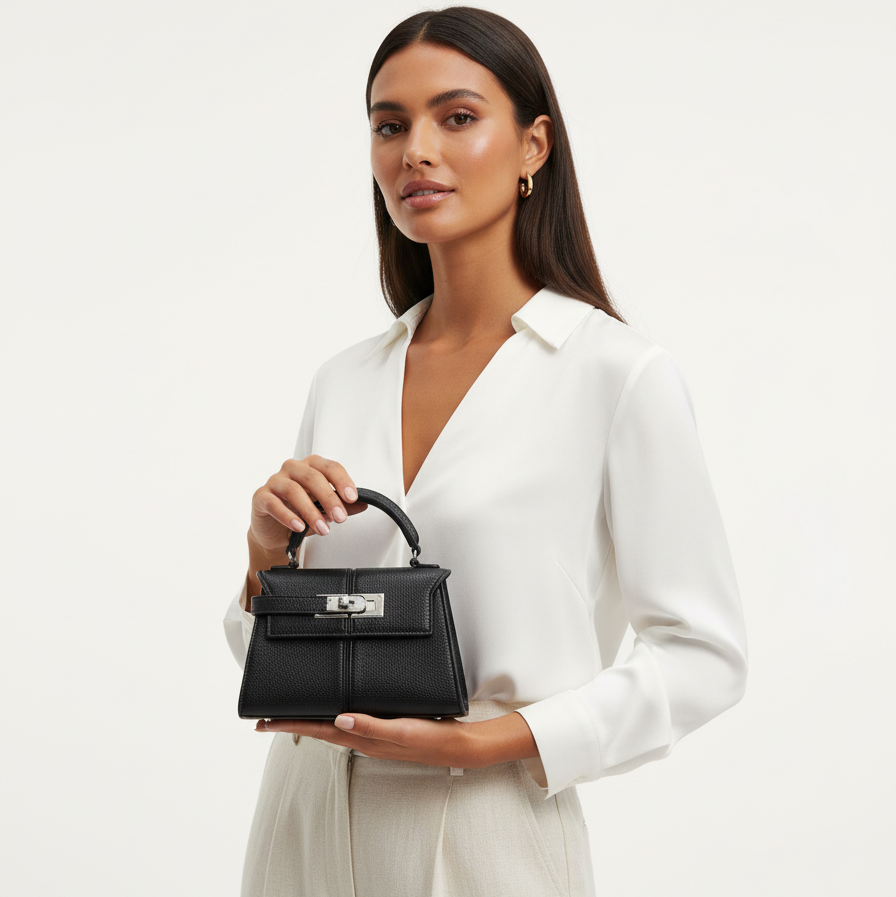 Lefèvre™ Mini Sac Grace - Noir