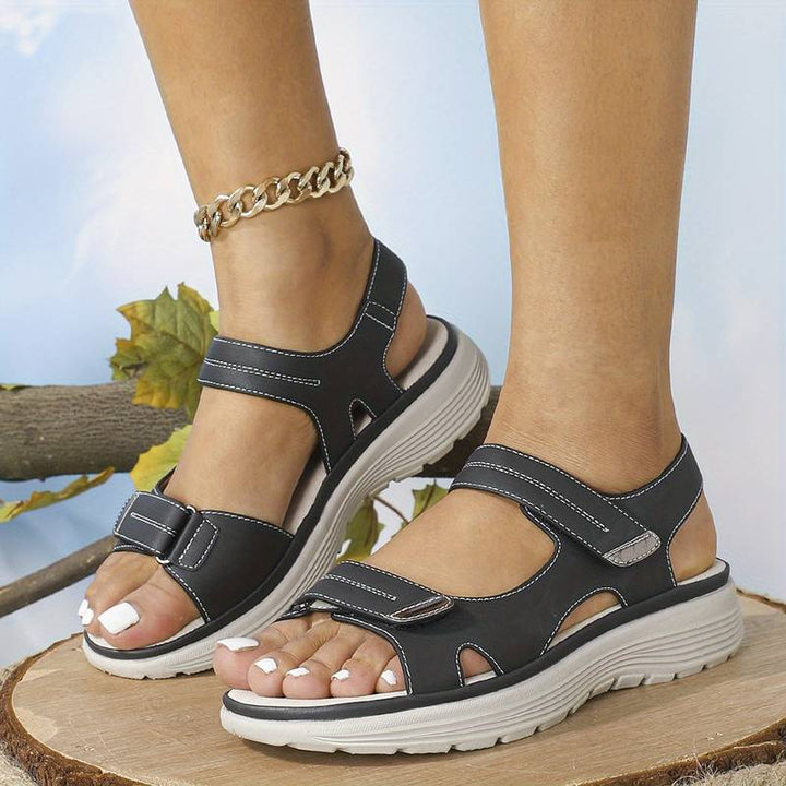 Lefèvre™ Sandales orthopédiques en cuir confortables