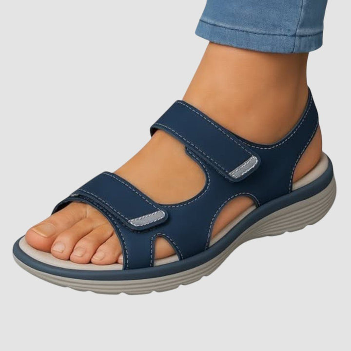 Lefèvre™ Sandales orthopédiques en cuir confortables