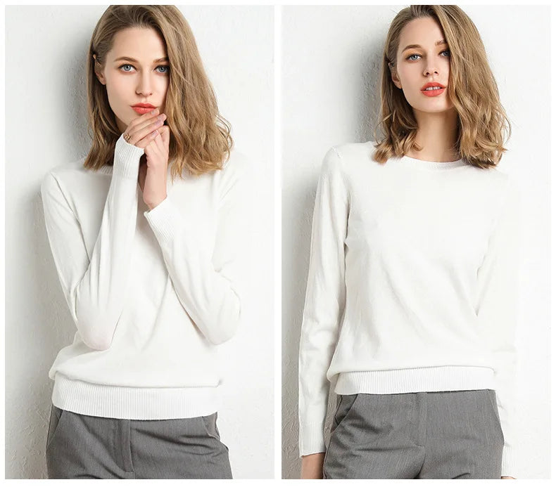 Lefèvre™ Pull confort en laine essentiel