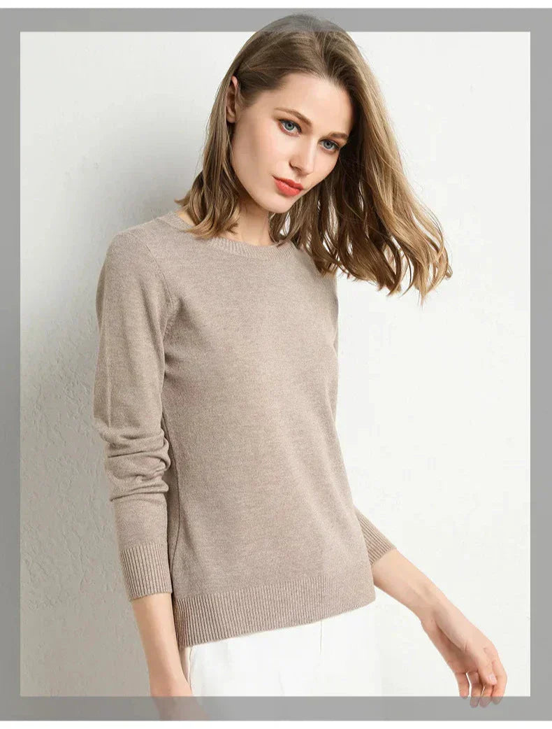 Lefèvre™ Pull confort en laine essentiel
