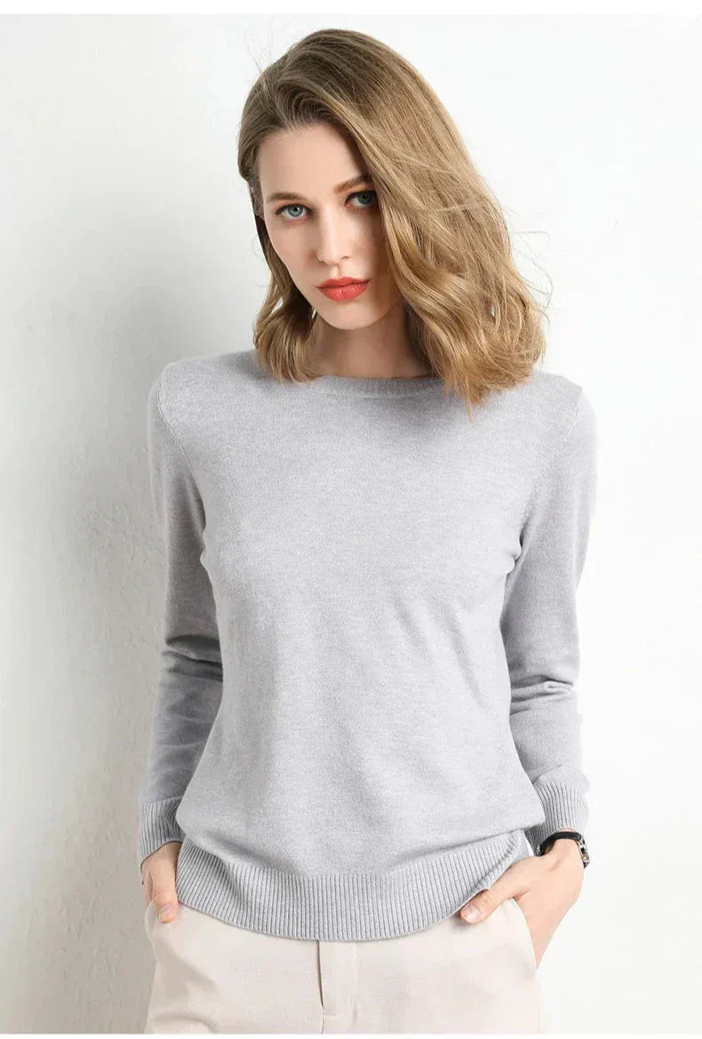 Lefèvre™ Pull confort en laine essentiel
