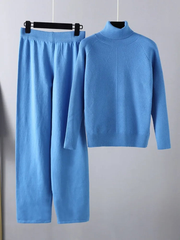 Lefèvre™ Ensemble deux pièces Lounge en tricot torsadé